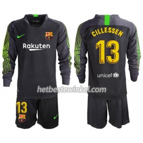 FC Barcelona Cillessen 13 Doelman Voetbaltenues Kind Uit 2019/20 - LS (+ Korte broeken)